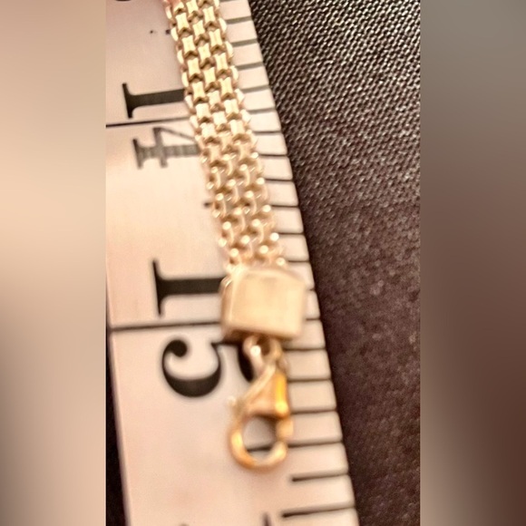 Talisa Sterling Silver Chainmail Necklace Circle of Names Goth Grunge Emo Punk - Picture 15 of 17